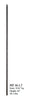 HF 16.1.7 Plain Square Face Hammered Iron Baluster