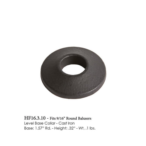 16.3.10 Level Base Collar for 9/16 Inch Round Balusters