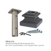 HF 16.3.14 Mounting Kit With Shoe For 1-3/16" Inch Round Newels