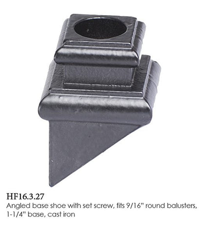 HF 16.3.27 Angled Base Shoe With Set Screw