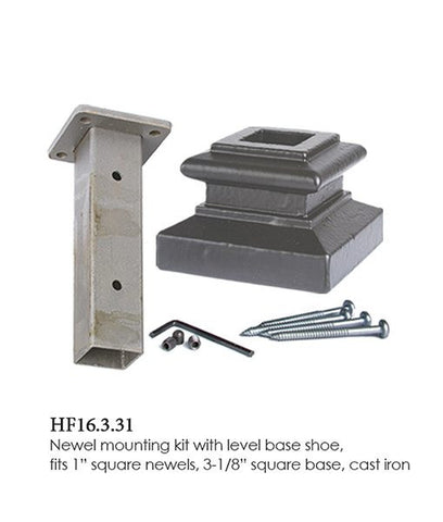 HF 16.3.31 Mounting Kit With Shoe For 1 Inch Newels
