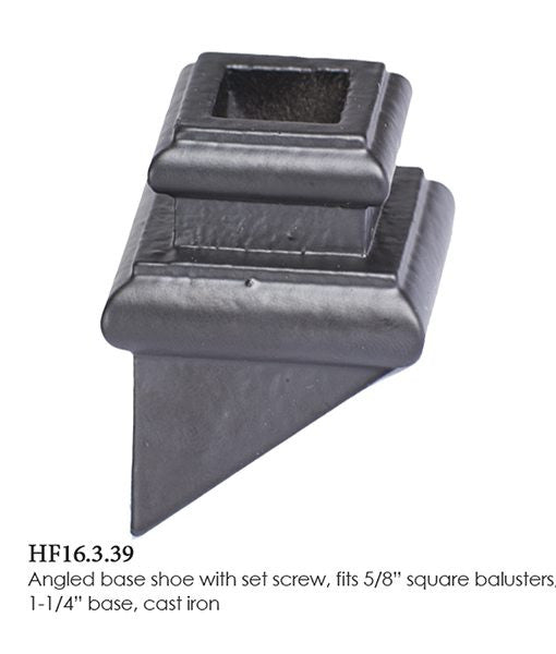 HF 16.3.39 Angled Base Shoe With Set Screw