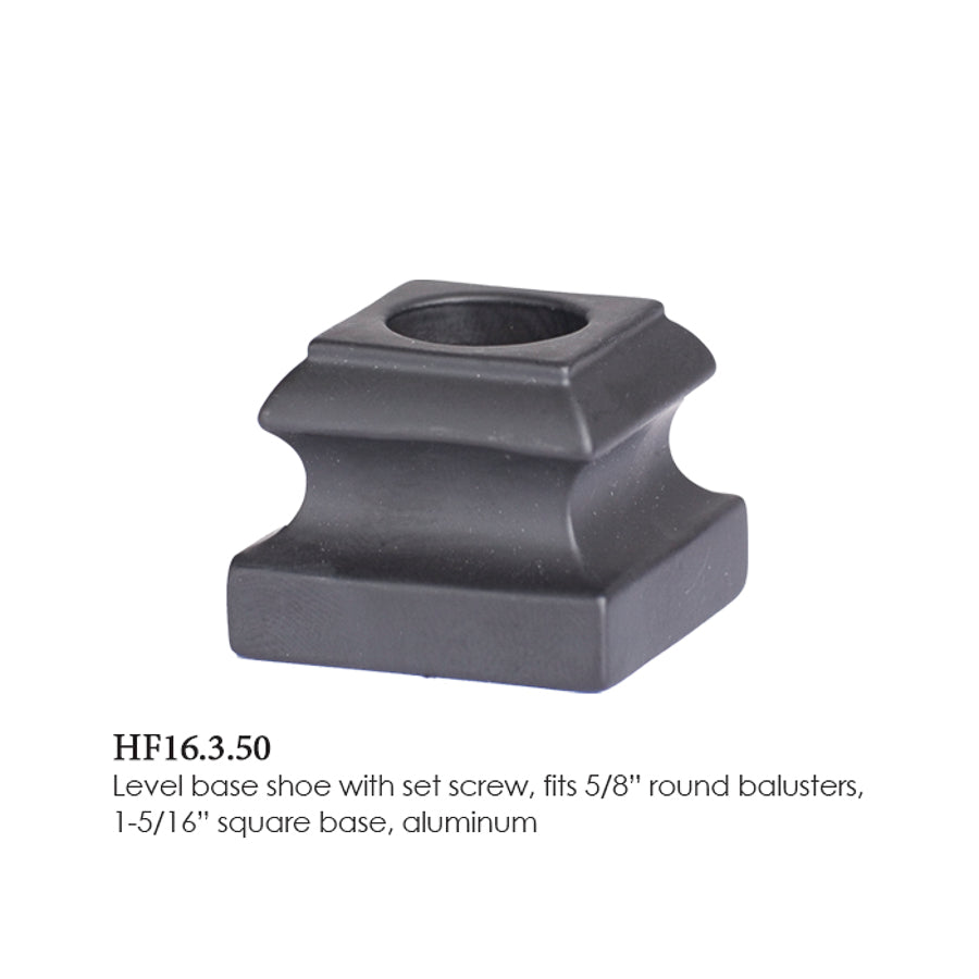 16.3.50 Level Base Shoe for 5/8 Inch Round Balusters