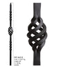 HF 16.5.5 Single Basket Double Twist Iron Newel