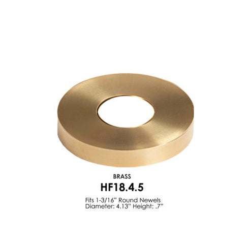 18.4.5 - Brass Newel Flange Cover for Soho Newel