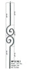 HF 2.10.1 Double Double Spiral Iron Baluster