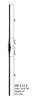 HF 2.11.3 Single Knuckle Round Iron Baluster