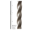 34.1.1-T Mega Series Single Twist Hollow Iron Baluster