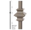34.1.34-T Mega Series Single Knuckle Hollow Iron Baluster