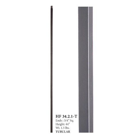 34.2.1-T Mega Series Plain Bar Hollow Iron Baluster