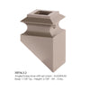 34.3.2 Angled Base Shoe With Set Screw for 3/4 Inch Square Balusters