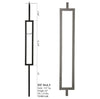 34.6.3 Mega Series Square Rectangle Hollow Iron Baluster