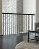 3.1.2 Wentworth Series Three Ring Hammered Iron Baluster