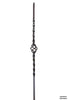 2652 Series KW14-1BASK Knee Wall Single Basket Iron Baluster