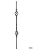 2653 Series KW14-2BASK Knee Wall Double Basket Iron Baluster