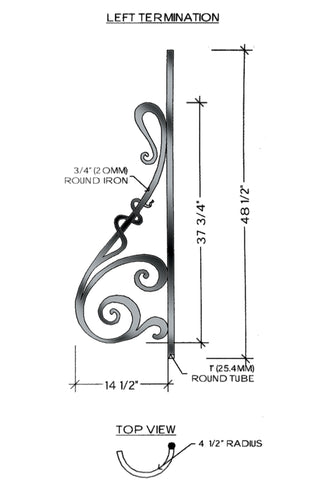 Rebecca Series - Left Termination Panel