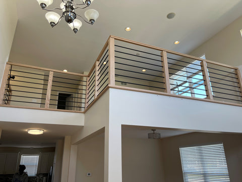 5000 & 5001 Series Horizontal Round Bar Iron Baluster