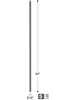 2575 Series M143 Plain Gothic Iron Baluster