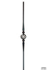  2572 Series M160 Single Basket Gothic Iron Baluster 