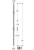2991 Series M308 Double Ball Mediterranean Iron Baluster