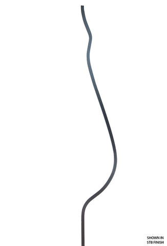 2986 Series PLA40-BLY Belly Plain Iron Baluster
