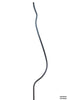 2986 Series PLA40-BLY Belly Plain Iron Baluster 