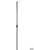2772 Series R611 Single Ball Victorian Iron Baluster