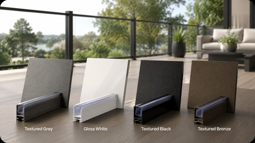 Vista powder coat finish samples