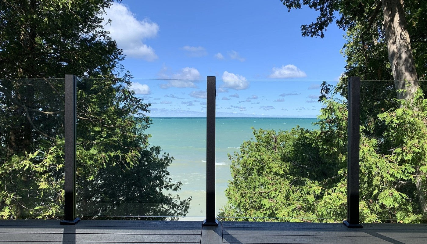 Vista Railing Gate Locks Midwest Stair Parts - Vista Frameless Glass Railings